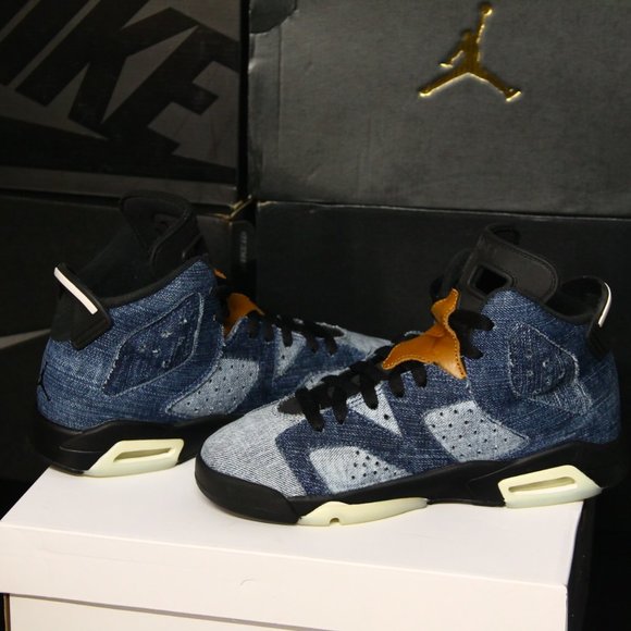 AIR JORDAN 6 RETRO 'WASHED DENIM' *SALE* - Picture 9 of 12